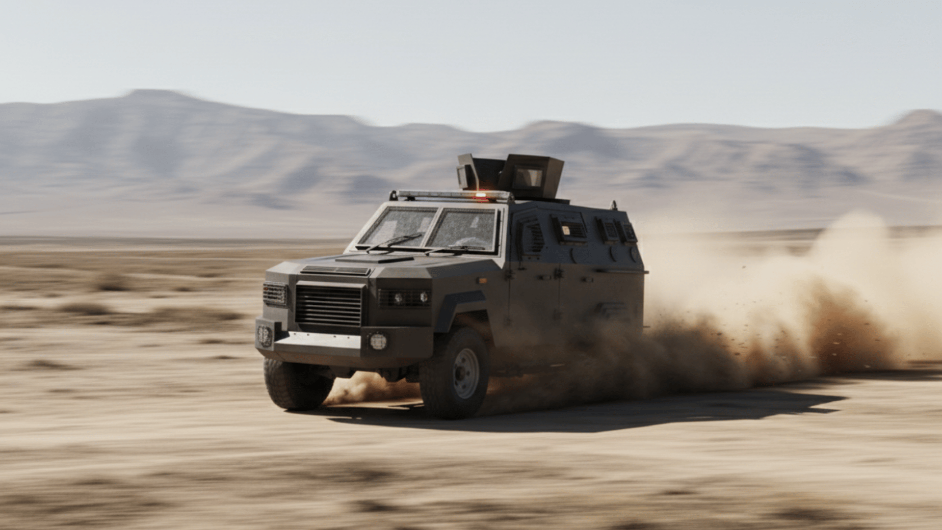 Armoured security vehicle by Margalla Heavy Industries Limited
