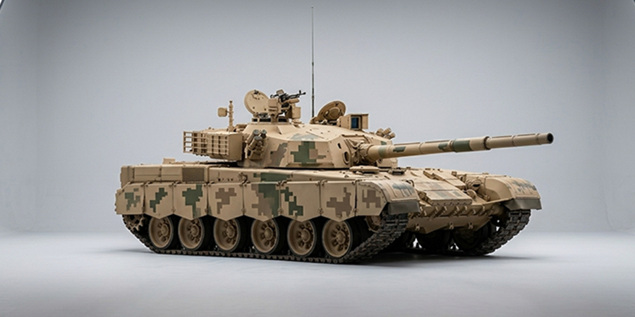 Al-Khalid main battle tank manufactured by Margalla Heavy Industries Limited